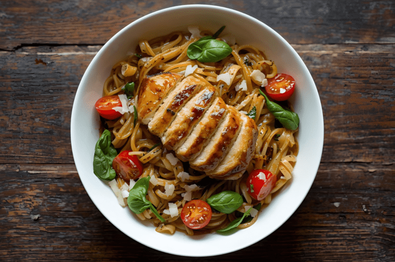 Balsamic Chicken Pasta