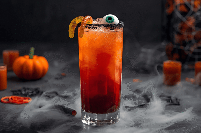Halloween Mocktail Recipe Non-Alcoholic