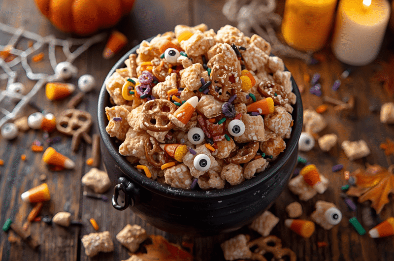 Halloween Muddy Buddy Recipe