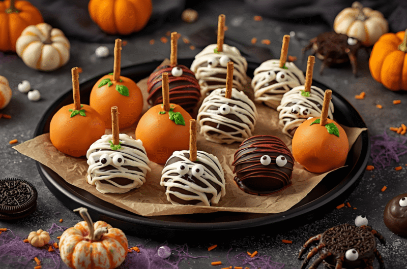 Halloween Oreo Balls Recipe
