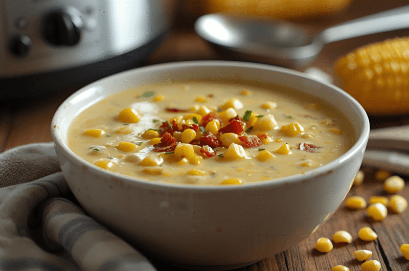 Crockpot Corn Chowder Recipe