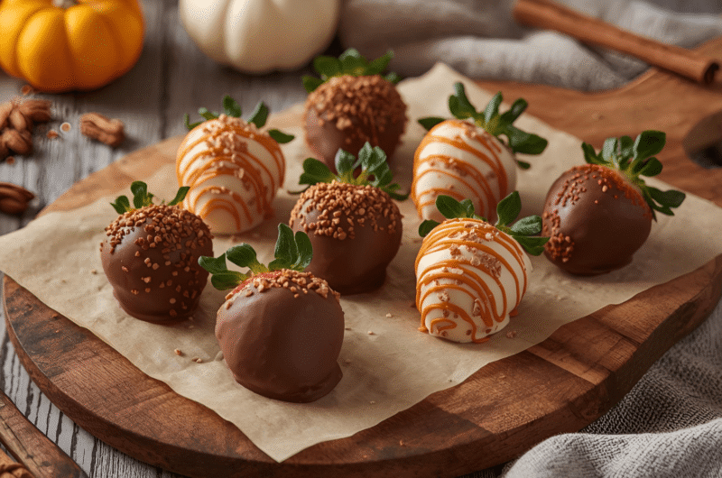 Thanksgiving Chocolate Strawberries