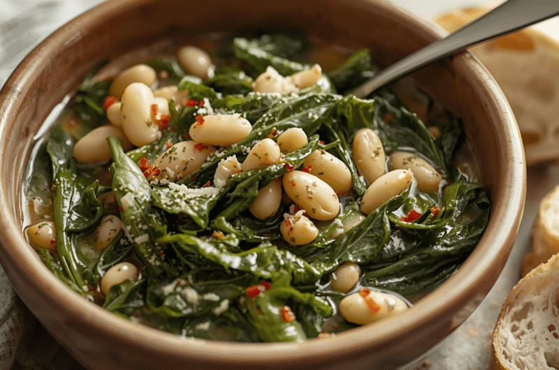 Greens and Beans Recipe Italian
