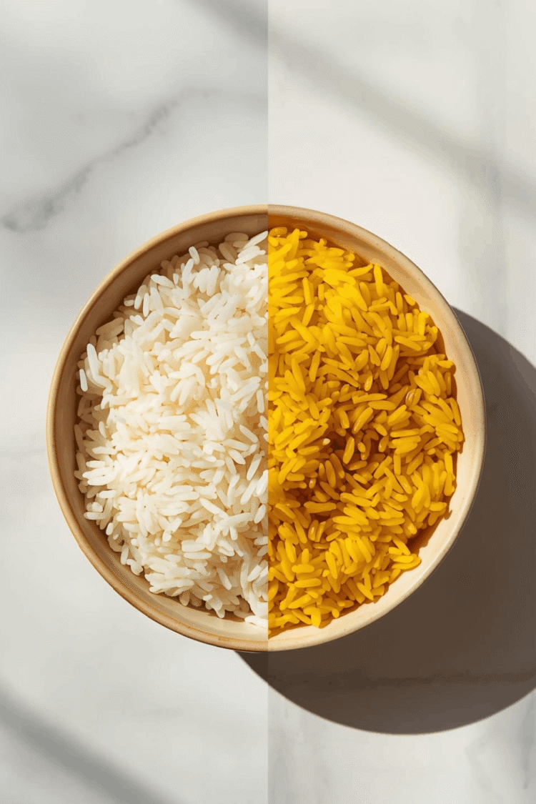 How to Make Yellow Rice from White Rice | Healthy Hot Cooking